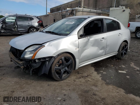 2012 Nissan Sentra SE-R with VIN 3N1BB6AP2CL648581, listed as a Copart auction lot 72445204 with 157,783 mi miles and Salvage Title. Bid and sale history available at DreamBid. Image 1.