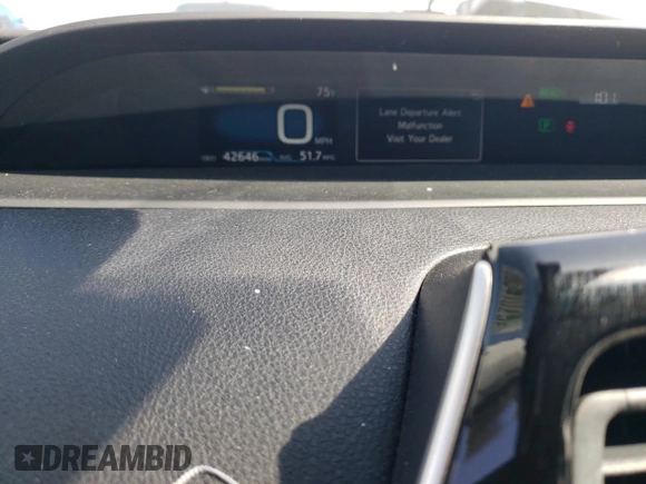 2020 Toyota Prius L Eco with VIN JTDKARFU6L3124832, listed as a Copart auction lot 60941025 with 42,646 mi miles and Salvage title. Bid and sale history available at DreamBid. Image 9.
