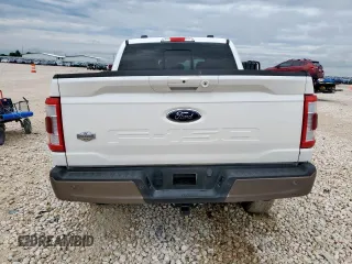2023 Ford F-150 XL with VIN 1FTFW1ED6PFC00883, listed as a Copart auction lot 60438105 with 27,640 mi miles and Salvage title. Bid and sale history available at DreamBid. Image 6.
