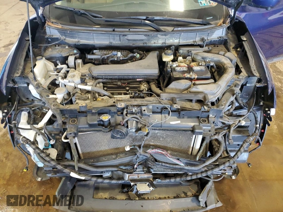 2017 Nissan Rogue SV with VIN 5N1AT2MV7HC858990, listed as a Copart auction lot 55494495 with 108,589 mi miles and Salvage title. Bid and sale history available at DreamBid. Image 12.