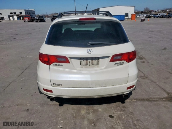 2007 Acura RDX Tech Pkg with VIN 5J8TB18517A009924, listed as a Copart auction lot 46936145 with 139,292 mi miles and Salvage Title. Bid and sale history available at carsss.com. Image 6.