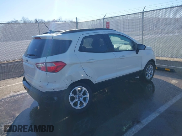 2019 Ford EcoSport SE with VIN MAJ3S2GE2KC252246, listed as a IAAI auction lot 40871864 with 54,329 mi miles and . Bid and sale history available at DreamBid. Image 4.
