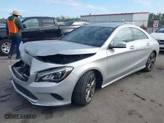 2019 Mercedes-Benz CLA with VIN WDDSJ4EB2KN743990, listed as a IAAI auction lot 41282368 with 72,364 mi miles. Bid and sale history available at carsss.com. Image 2.