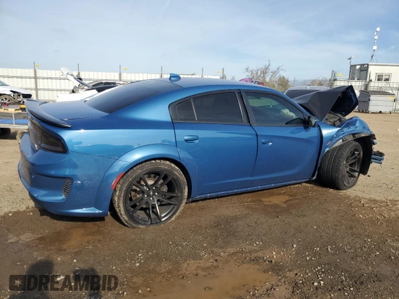 2021 Dodge Charger Scat Pack Widebody with VIN 2C3CDXGJ4MH639397, listed as a Copart auction lot 45706105 with 22,630 mi miles and Salvage Title. Bid and sale history available at carsss.com. Image 3.