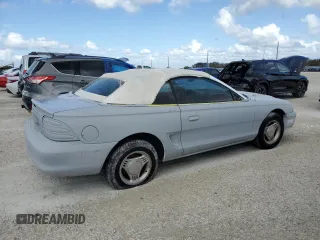 1995 Ford Mustang with VIN 1FALP4444SF177184, listed as a Copart auction lot 78695874 with 119,729 mi miles and Salvage title. Bid and sale history available at DreamBid. Image 3.