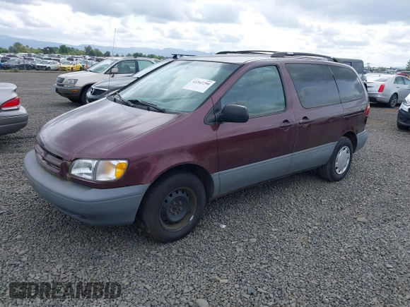 2000 Toyota Sienna LE z VIN 4T3ZF13C0YU179830, wystawiony jako IAAI lot #42262290 z przebiegiem 224 275 mil mil oraz . Historia ofert i sprzedaży dostępna na DreamBid. Obrazek 2.