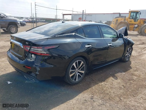 2021 Nissan Maxima SV with VIN 1N4AA6CV0MC514758, listed as a IAAI auction lot 41493970 with 58,180 mi miles. Bid and sale history available at carsss.com. Image 4.