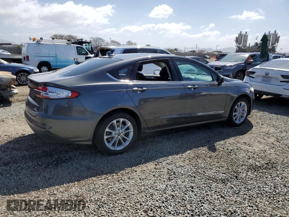 2020 Ford Fusion SE with VIN 3FA6P0LU0LR265614, listed as a Copart auction lot 49718805 with 96,319 mi miles and Salvage Title. Bid and sale history available at carsss.com. Image 3.