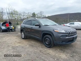 2014 Jeep Cherokee Latitude with VIN 1C4PJMCS5EW201459, listed as a IAAI auction lot 42092653 with 147,430 mi miles. Bid and sale history available at carsss.com. Image 1.