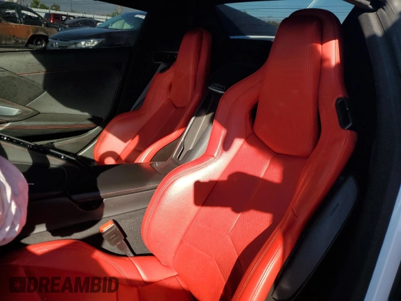 2021 Chevrolet Corvette 1LT with VIN 1G1YA3D41M5120678, listed as a Copart auction lot 81943624 with 0 mi miles and Salvage Title. Bid and sale history available at carsss.com. Image 10.