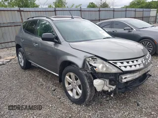 2006 Nissan Murano SL z VIN JN8AZ08W16W549512, wystawiony jako IAAI lot #42330923 z przebiegiem 212 652 mil mil oraz . Historia ofert i sprzedaży dostępna na DreamBid. Obrazek 1.