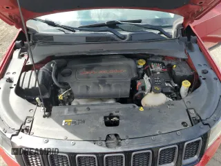 2017 Jeep Compass Trailhawk with VIN 3C4NJDDB7HT657463, listed as a Copart auction lot 60650765 with 100,979 mi miles and Salvage title. Bid and sale history available at DreamBid. Image 12.