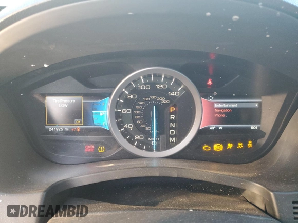 2014 Ford Explorer Sport with VIN 1FM5K8GT9EGC57859, listed as a Copart auction lot 50327755 with 241,925 mi miles and Salvage title. Bid and sale history available at DreamBid. Image 9.