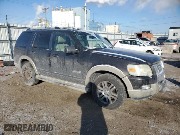 2006 Ford Explorer Eddie Bauer z VIN 1FMEU74816UB52918, wystawiony jako Copart lot #43963825 z przebiegiem 135 249 mil mil oraz Szkoda całkowita • Salvage title. Historia ofert i sprzedaży dostępna na DreamBid. Obrazek 4.