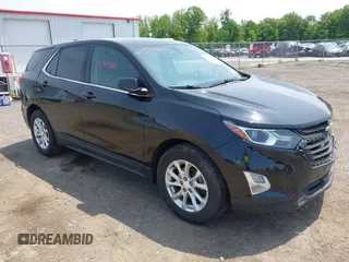 2019 Chevrolet Equinox LT z VIN 2GNAXKEV0K6155732, wystawiony jako IAAI lot #42393168 z przebiegiem 104 817 mil mil oraz . Historia ofert i sprzedaży dostępna na DreamBid. Obrazek 1.