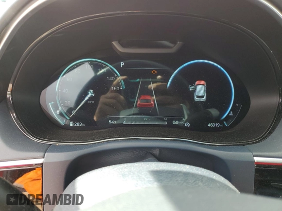 2022 Genesis GV70 Sport with VIN KMUMCDTC4NU036292, listed as a Copart auction lot 57902765 with 46,019 mi miles and Salvage title. Bid and sale history available at DreamBid. Image 9.