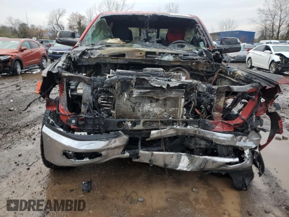 2022 Ram 1500 Big Horn with VIN 1C6SRFMT5NN303332, listed as a Copart auction lot 81687224 with Not provided miles and Salvage title. Bid and sale history available at DreamBid. Image 5.