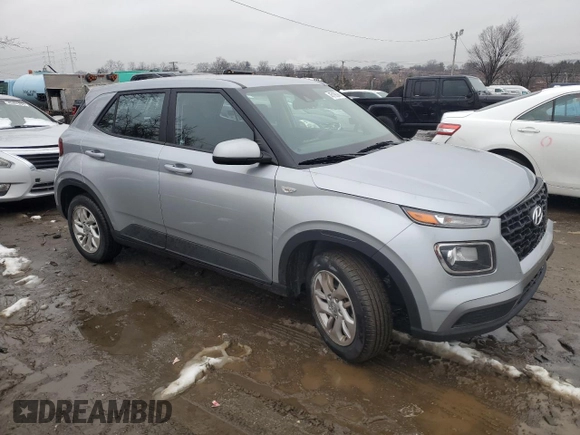 2021 Hyundai Venue SE with VIN KMHRB8A37MU065205, listed as a Copart auction lot 45198245 with 67,103 mi miles and Salvage Title. Bid and sale history available at DreamBid. Image 4.