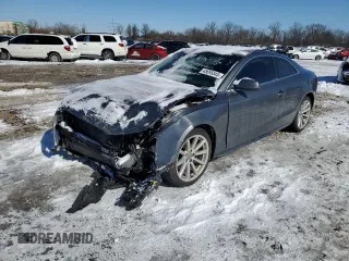 2016 Audi A5 Premium Plus with VIN WAUM2AFRXGA036030, listed as a Copart auction lot 45695545 with 104,533 mi miles and Salvage Title. Bid and sale history available at carsss.com. Image 1.