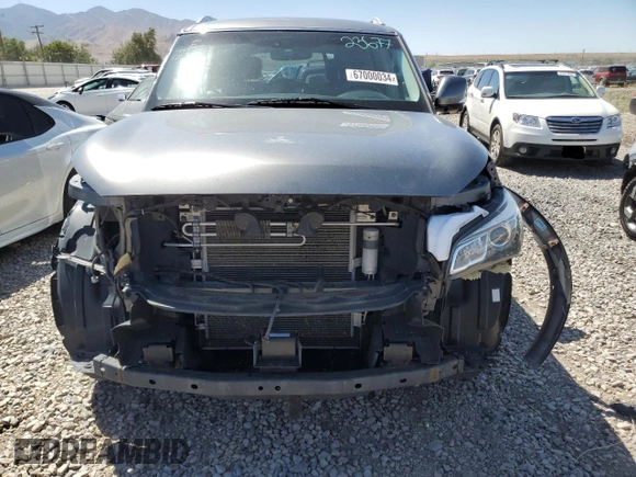 2016 Infiniti QX80 with VIN JN8AZ2NE6G9122933, listed as a Copart auction lot 67000034 with 172,925 mi miles and Salvage Title. Bid and sale history available at carsss.com. Image 5.