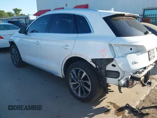 2022 Audi Q5 S line Premium Plus with VIN WA1EAAFY7N2116498, listed as a IAAI auction lot 42077807 with 24,996 mi miles and . Bid and sale history available at DreamBid. Image 3.