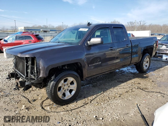 2015 Chevrolet Silverado 1500 LT with VIN 1GCVKREC5FZ291445, listed as a Copart auction lot 43991695 with 145,334 mi miles and Salvage Title. Bid and sale history available at carsss.com. Image 1.