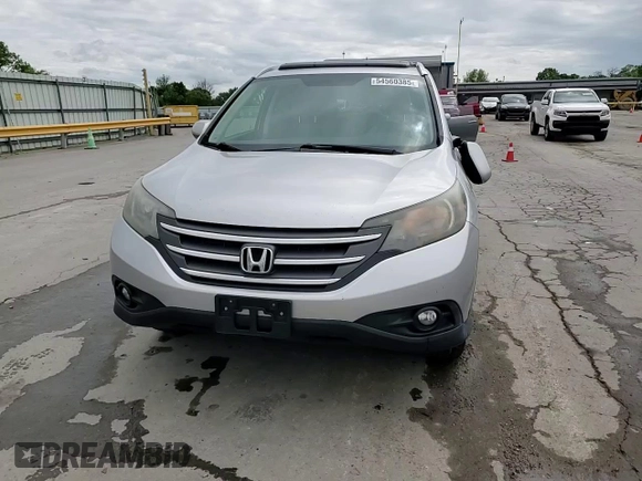 2012 Honda CR-V EX-L with VIN JHLRM4H77CC002810, listed as a Copart auction lot 54560385 with 122,349 mi miles and Salvage Title. Bid and sale history available at carsss.com. Image 14.