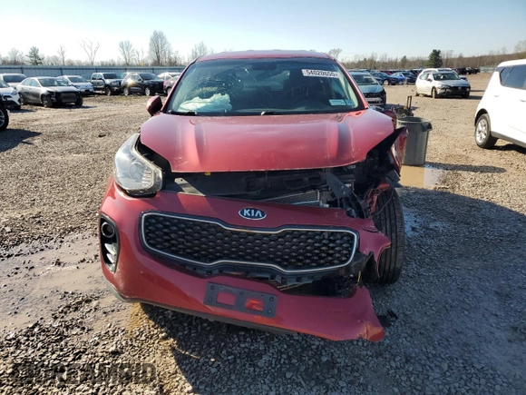 2017 Kia Sportage LX with VIN KNDPMCAC3H7188559, listed as a Copart auction lot 54020655 with 84,488 mi miles and Salvage Title. Bid and sale history available at DreamBid. Image 5.