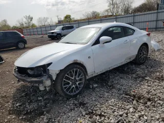 2015 Lexus RC 350 F Sport z VIN JTHSE5BC8F5002720, wystawiony jako Copart lot #54495325 z przebiegiem 139 821 mil mil oraz Szkoda całkowita • Salvage title. Historia ofert i sprzedaży dostępna na DreamBid. Obrazek 1.