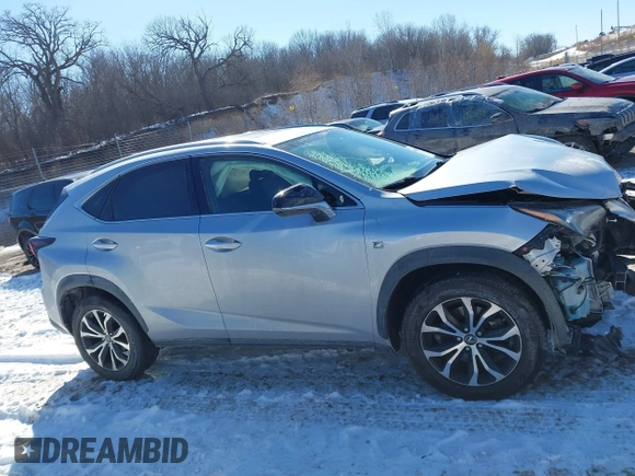 2017 Lexus NX with VIN JTJBARBZ0H2125289, listed as a IAAI auction lot 41632911 with 91,203 mi miles. Bid and sale history available at carsss.com. Image 14.