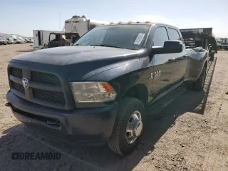 2018 Ram 3500 Tradesman z VIN 3C63RRGLXJG154842, wystawiony jako Copart lot #47298305 z przebiegiem 126 801 mil mil oraz Czysty tytuł • Clean title. Historia ofert i sprzedaży dostępna na DreamBid. Obrazek 1.