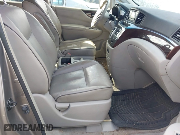 2012 Nissan Quest SL with VIN JN8AE2KP8C9051388, listed as a IAAI auction lot 41799522 with 192,601 mi miles and . Bid and sale history available at carsss.com. Image 5.
