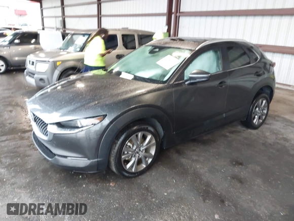 2025 Mazda CX-30 S Preferred with VIN 3MVDMBCM3SM753889, listed as a IAAI auction lot 42787411 with 21,201 mi miles and . Bid and sale history available at DreamBid. Image 2.