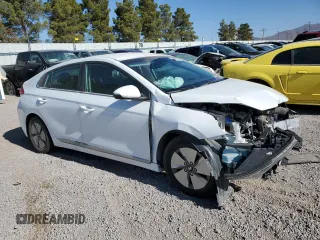 2021 Hyundai Ioniq SE with VIN KMHC75LC4MU261122, listed as a Copart auction lot 88657405 with 26,926 mi miles and Salvage Title. Bid and sale history available at DreamBid. Image 4.