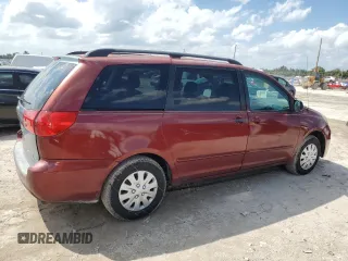 2006 Toyota Sienna CE with VIN 5TDZA23C96S452816, listed as a Copart auction lot 50562405 with 215,949 mi miles and Salvage Title. Bid and sale history available at carsss.com. Image 3.