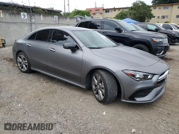 2021 Mercedes-Benz CLA with VIN W1K5J5BB7MN164861, listed as a Copart auction lot 63204833 with Not Provided miles. Bid and sale history available at carsss.com. Image 4.