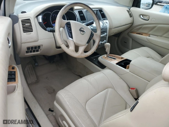2011 Nissan Murano CrossCabriolet with VIN JN8AZ1FY5BW001243, listed as a Copart auction lot 76470394 with NaN miles and Salvage Title. Bid and sale history available at carsss.com. Image 8.