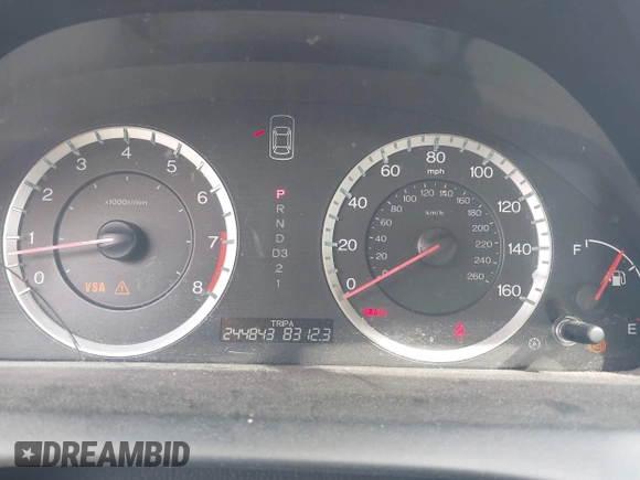 2008 Honda Accord EX with VIN 1HGCP36718A013362, listed as a IAAI auction lot 42256640 with 244,843 mi miles and . Bid and sale history available at DreamBid. Image 7.