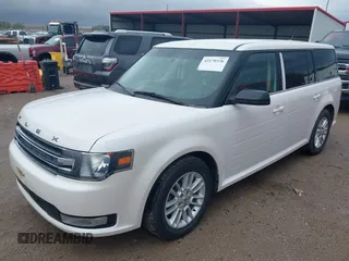 2014 Ford Flex SEL z VIN 2FMGK5C80EBD27605, wystawiony jako IAAI lot #42170336 z przebiegiem 110 339 mil mil oraz . Historia ofert i sprzedaży dostępna na DreamBid. Obrazek 2.