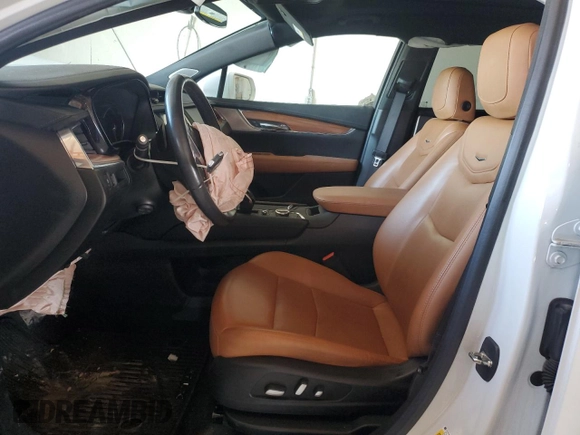 2020 Cadillac XT5 Premium Luxury FWD with VIN 1GYKNCRS9LZ235779, listed as a Copart auction lot 47775965 with 59,501 mi miles and Salvage Title. Bid and sale history available at carsss.com. Image 7.