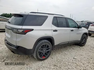 2019 Chevrolet Traverse Premier with VIN 1GNERKKW4KJ298050, listed as a Copart auction lot 57559355 with 54,521 mi miles and Salvage title. Bid and sale history available at DreamBid. Image 3.