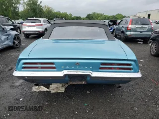 1969 Pontiac Firebird z VIN 223679U102161, wystawiony jako Copart lot #66685234 z przebiegiem 73 786 mil mil oraz Szkoda całkowita • Salvage title. Historia ofert i sprzedaży dostępna na DreamBid. Obrazek 6.