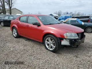 2014 Dodge Avenger SE with VIN 1C3CDZAB0EN166815, listed as a Copart auction lot 53706095 with 136,343 mi miles and Salvage Title. Bid and sale history available at carsss.com. Image 4.