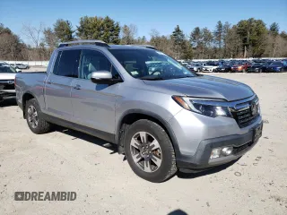 2017 Honda Ridgeline RTL-E with VIN 5FPYK3F74HB013132, listed as a Copart auction lot 48537645 with 83,534 mi miles and Salvage title. Bid and sale history available at DreamBid. Image 4.
