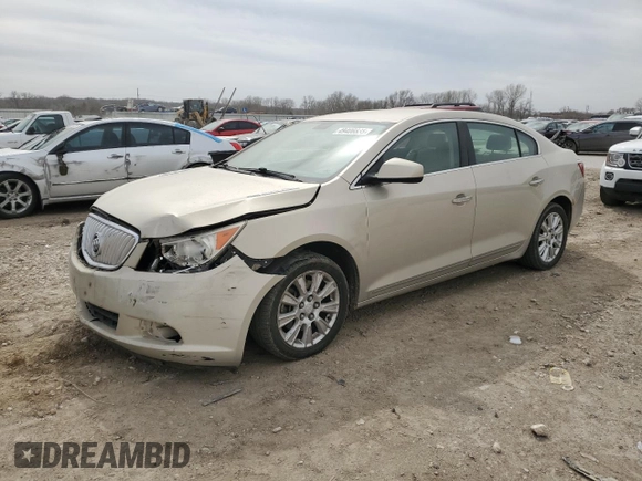 2011 Buick LaCrosse CX with VIN 1G4GA5ED0BF224093, listed as a Copart auction lot 49406635 with 210,029 mi miles and Salvage title. Bid and sale history available at DreamBid. Image 1.
