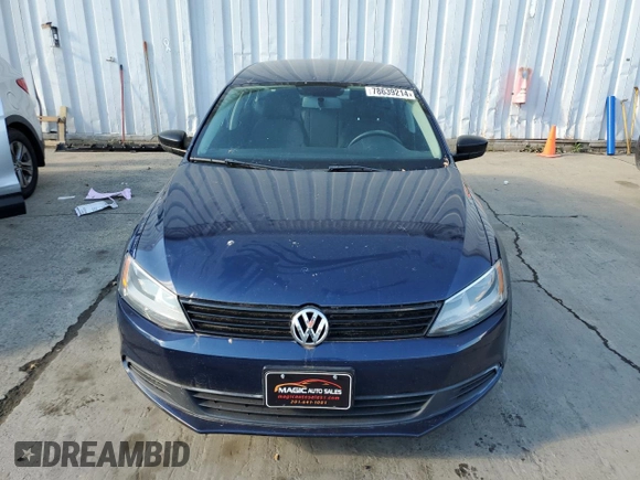 2011 Volkswagen Jetta Sedan S with VIN 3VW1K7AJ0BM343581, listed as a Copart auction lot 78639214 with 157,490 mi miles and Clean Title. Bid and sale history available at carsss.com. Image 5.