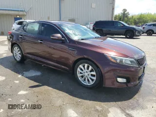 2015 Kia Optima EX with VIN 5XXGN4A73FG386892, listed as a Copart auction lot 52632605 with 208,223 mi miles and Salvage Title. Bid and sale history available at carsss.com. Image 4.