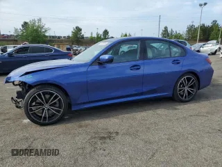 2023 BMW 3 Series 330i xDrive with VIN 3MW89FF07P8D31173, listed as a Copart auction lot 53730535 with 21,217 mi miles and Salvage title. Bid and sale history available at DreamBid. Image 1.