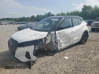 2023 Nissan Kicks SR with VIN 3N1CP5DV8PL506994, listed as a Copart auction lot 54228385 with 27,227 mi miles and Salvage Title. Bid and sale history available at DreamBid. Image 1.