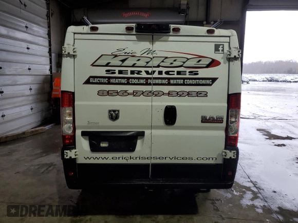 2021 Ram ProMaster Cargo with VIN 3C6LRVVGXME579279, listed as a Copart auction lot 83981944 with 76,202 mi miles and Salvage Title. Bid and sale history available at DreamBid. Image 6.
